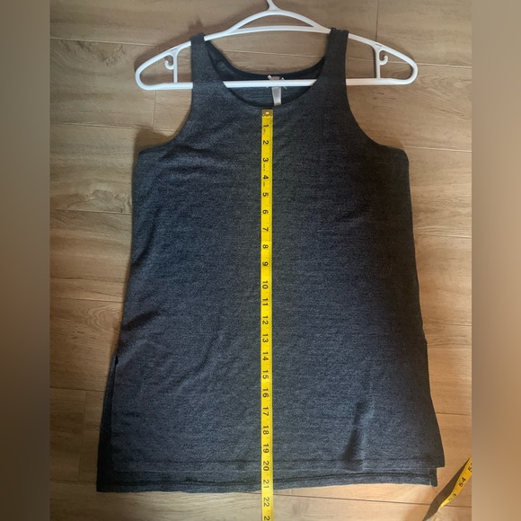 Dark Grey Knit Tank Top - Picture 6 of 8